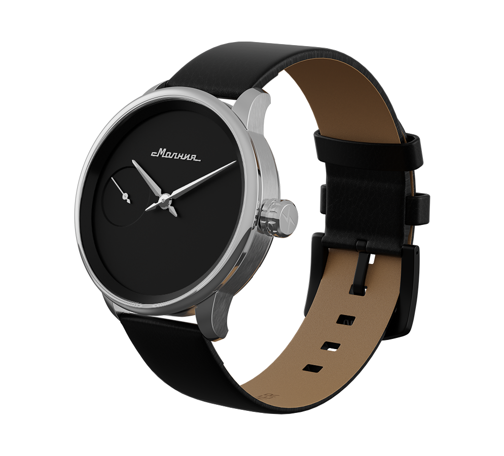 Genuine leather, black, quick change system, military style.
