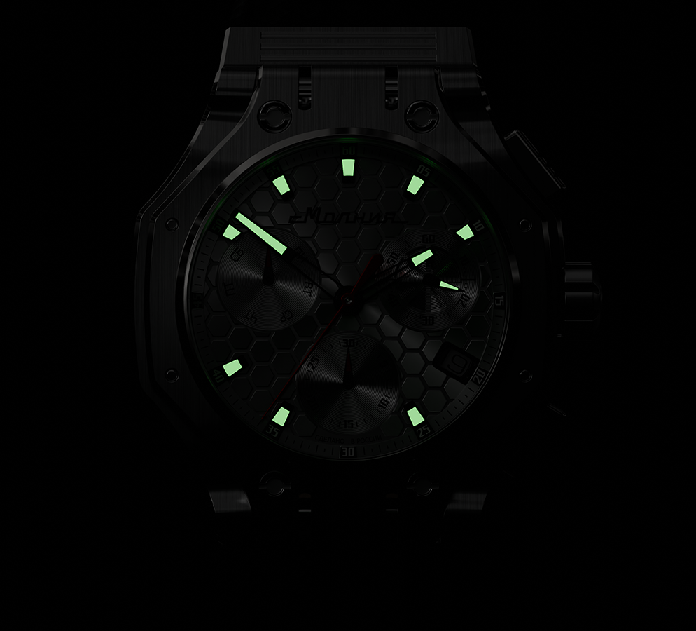 Hyron Z60 44 mm quartz chronograph