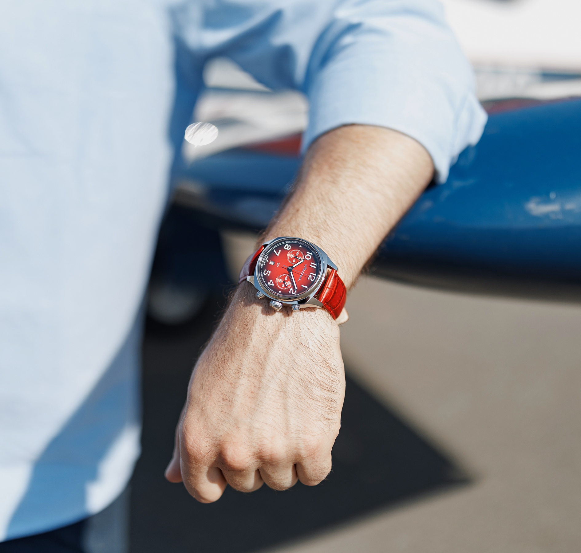 Evolution 6S21 42 mm quartz chronograph