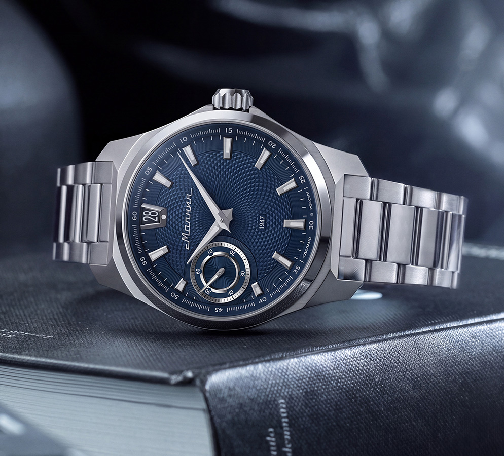 Гранд 3605 42 мм ручной завод синий