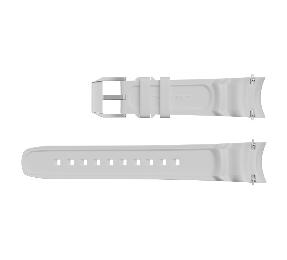 Baikal Silicone Strap White
