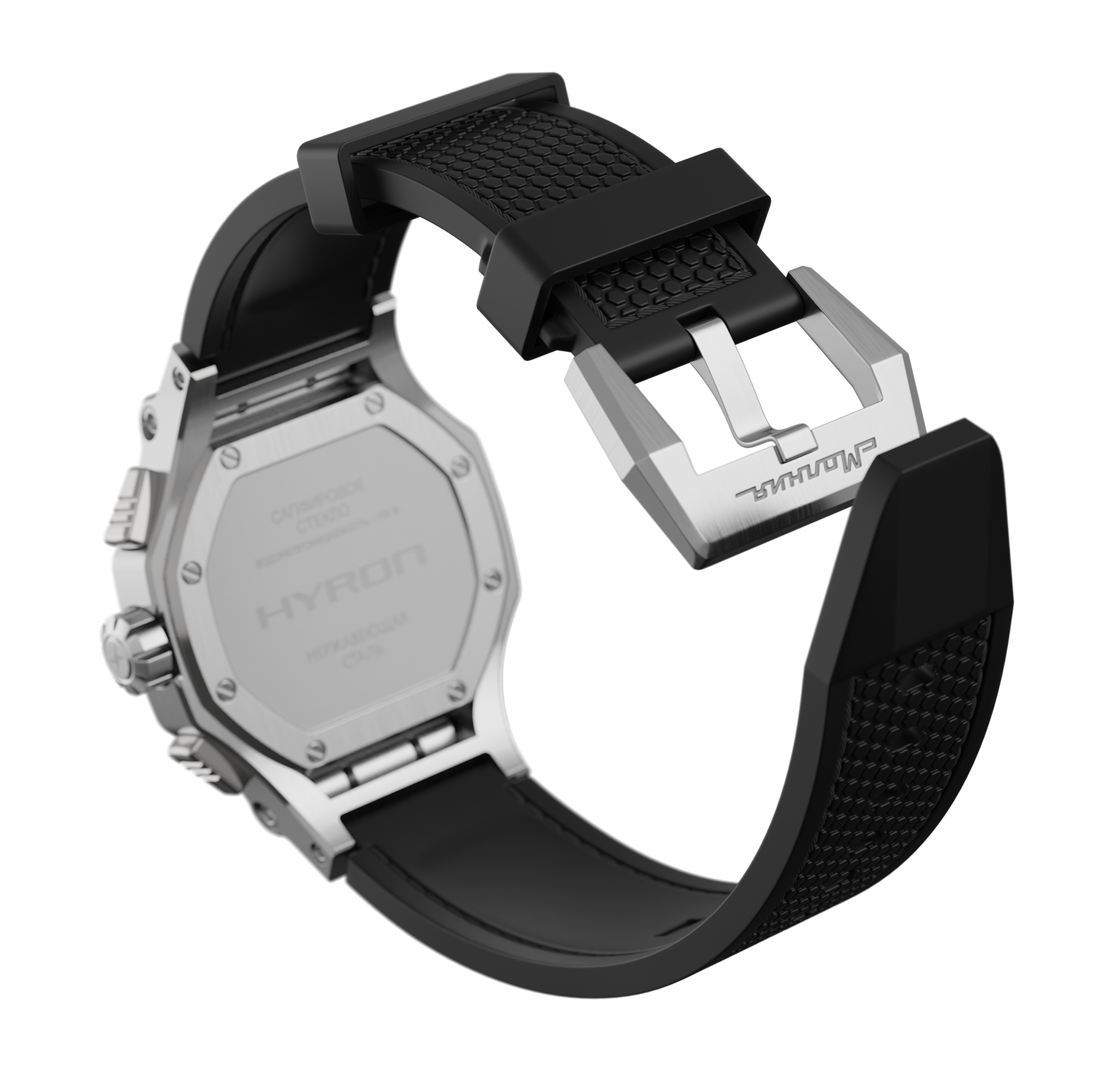 Hyron Silicone Strap Black