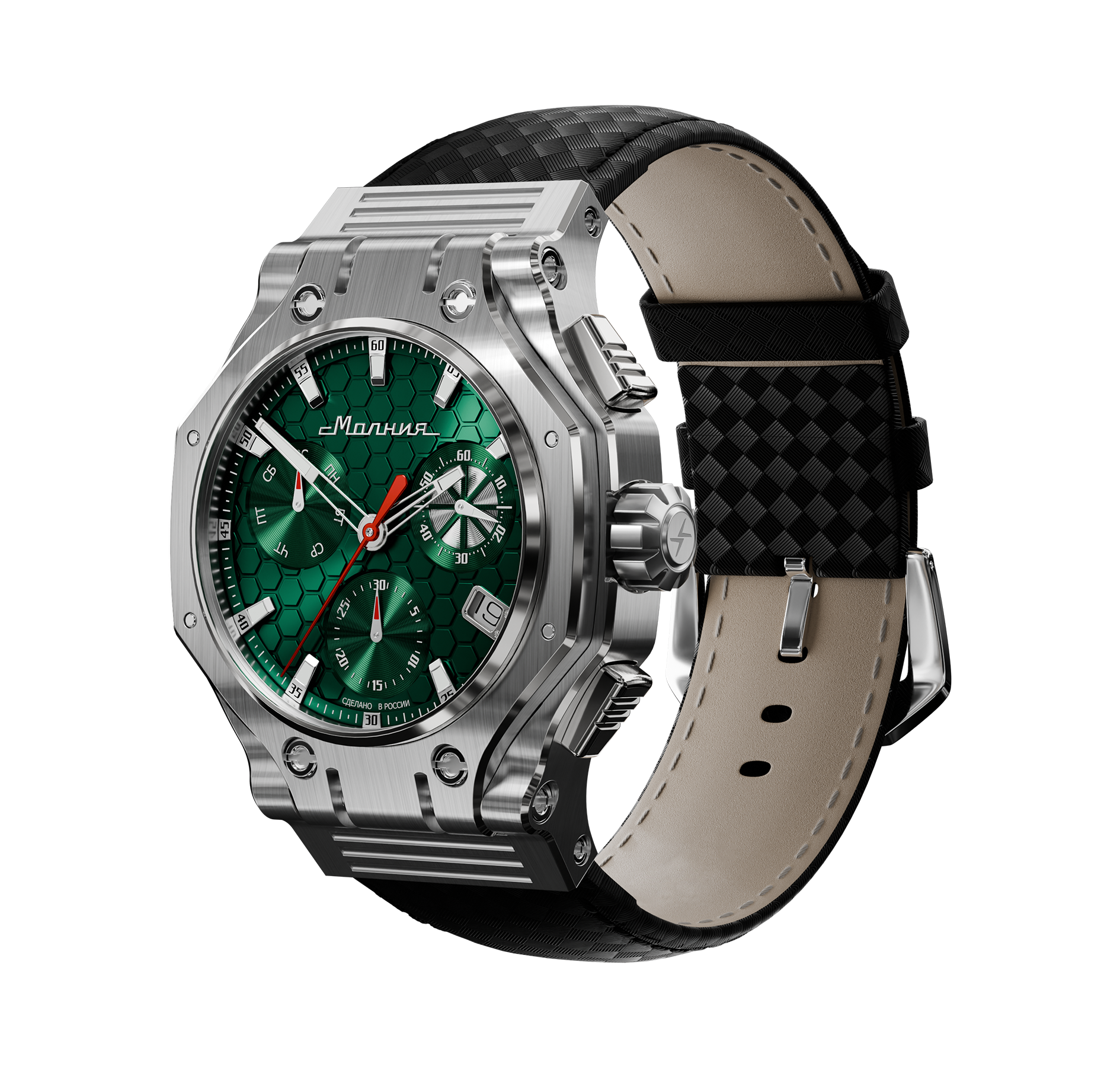 Hyron Z60 44 mm quartz chronograph