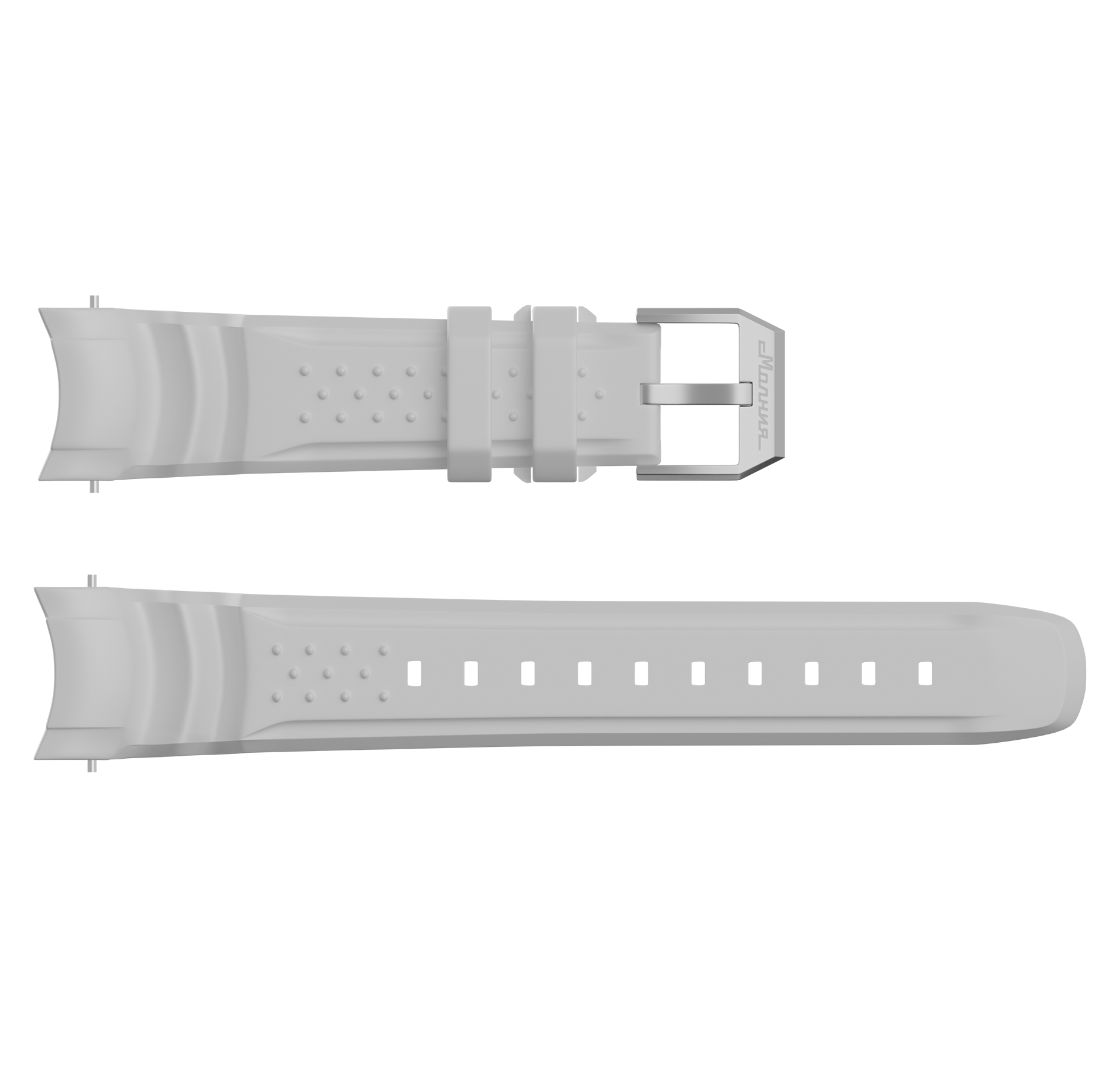 Baikal Silicone Strap White