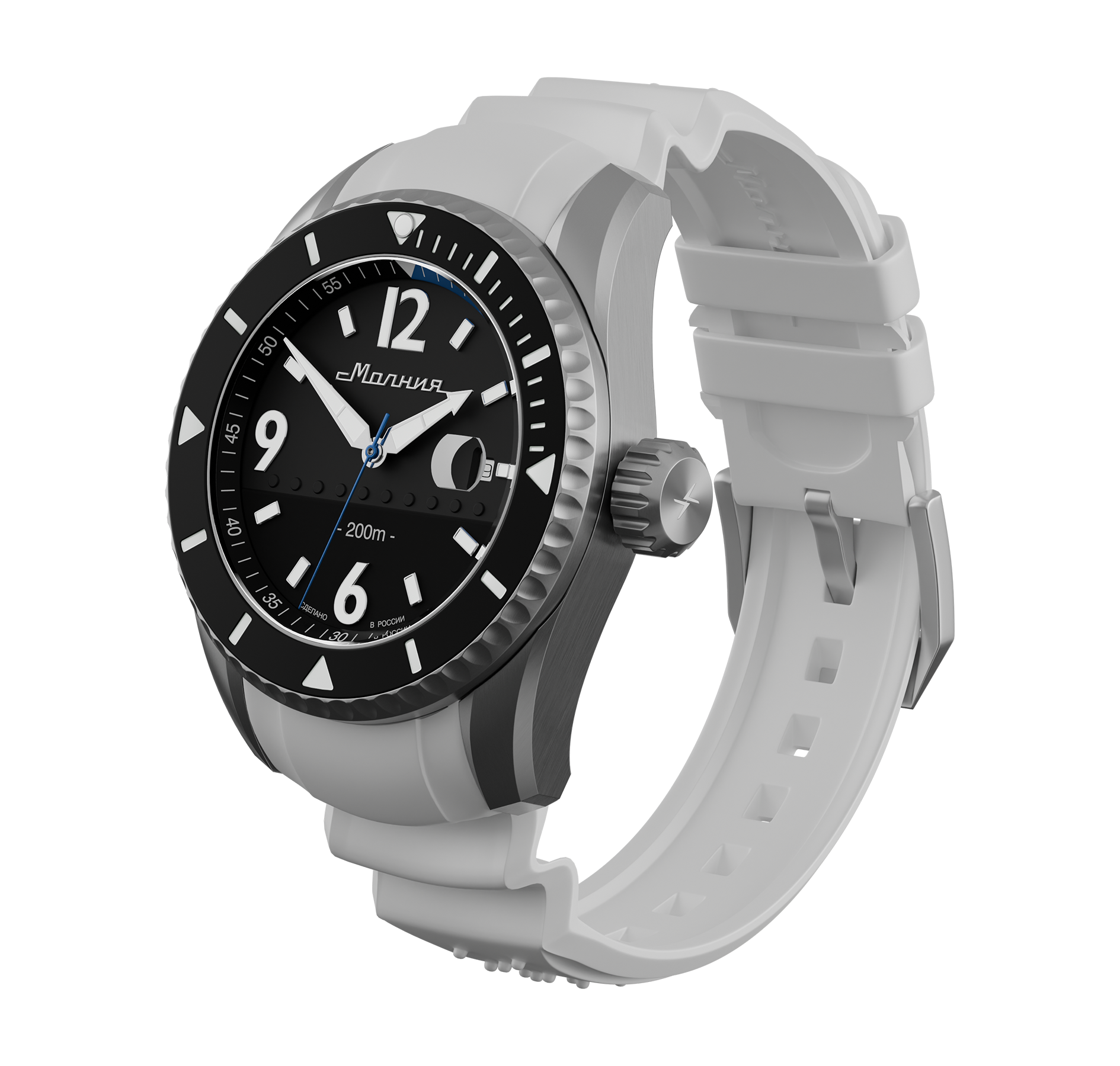 Baikal Silicone Strap White