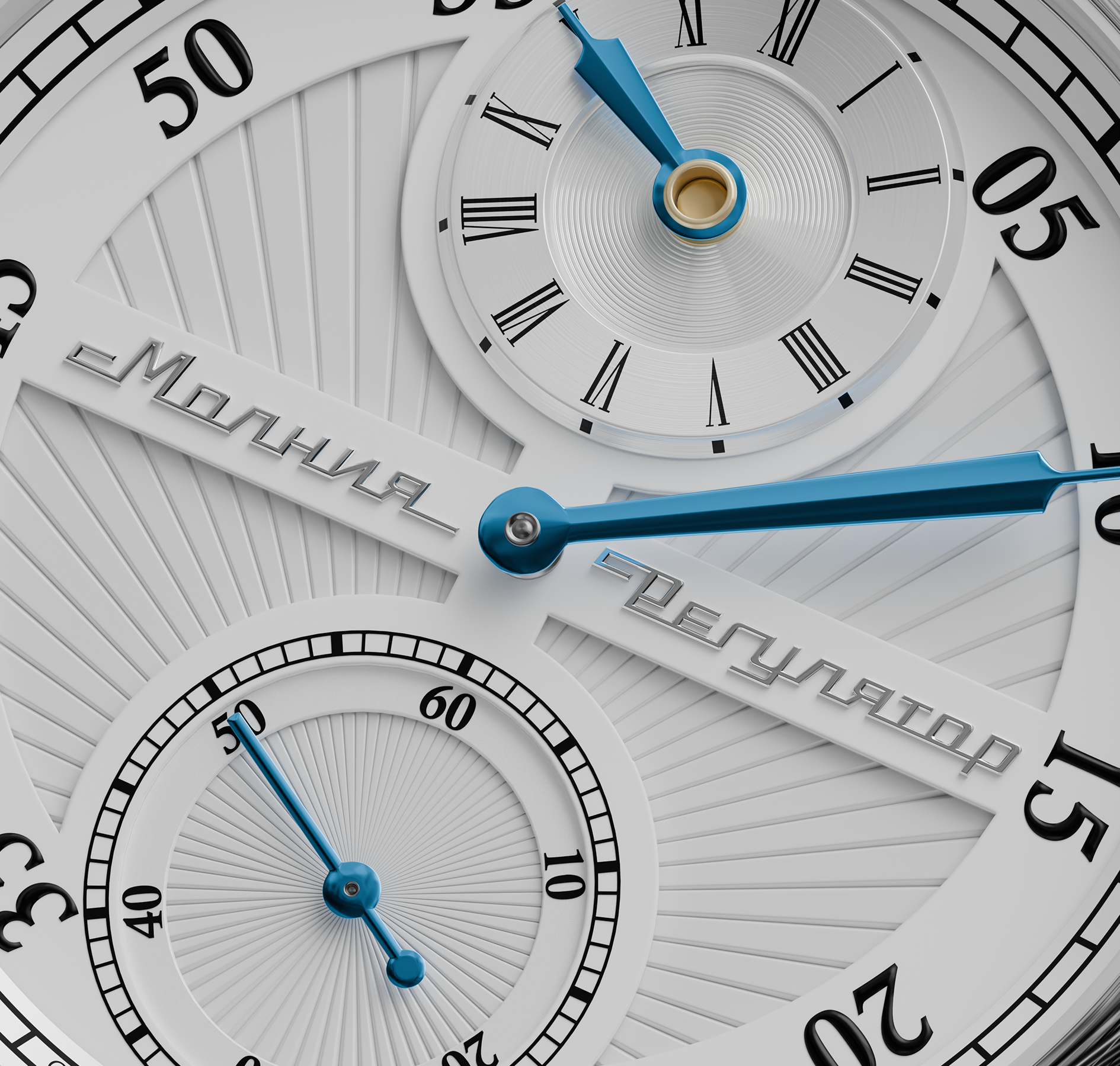 Regulator 3603S 42 mm manual winding