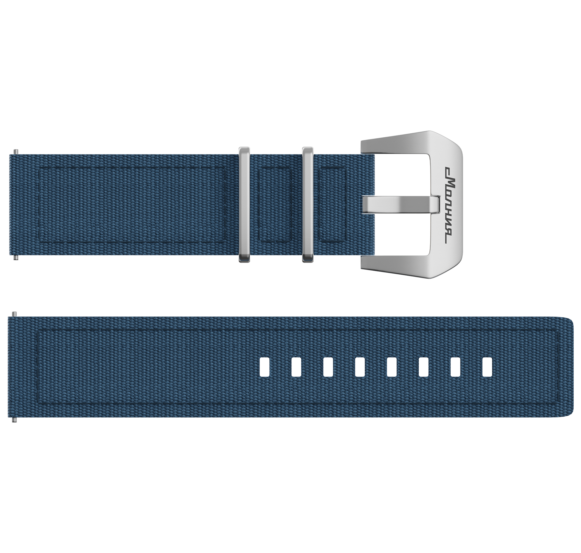 Energy, navy, nylon, buckle-clasp.