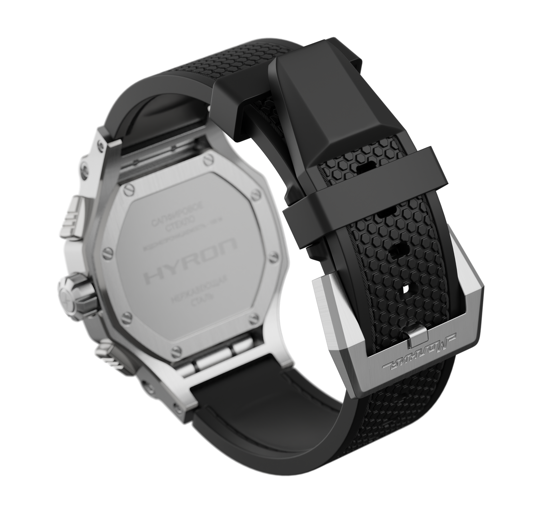 Hyron Silicone Strap Black