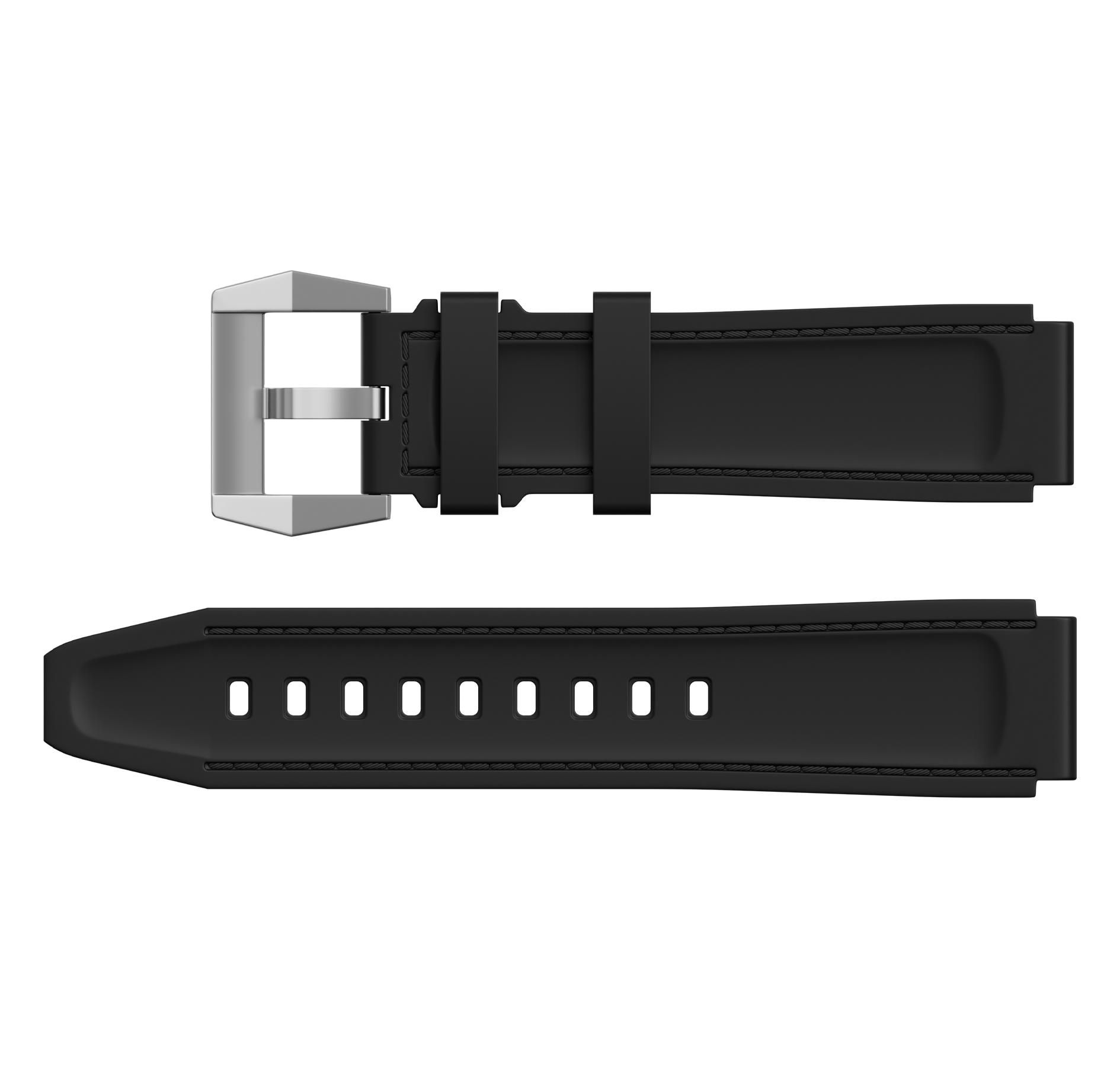 Hyron Silicone Strap Black