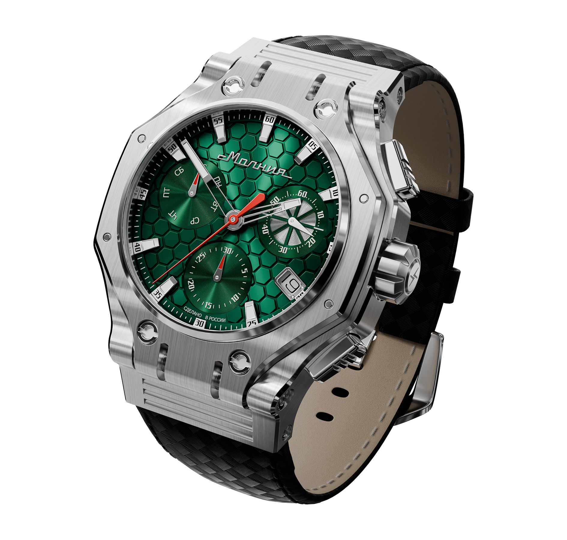 Hyron Z60 44 mm quartz chronograph