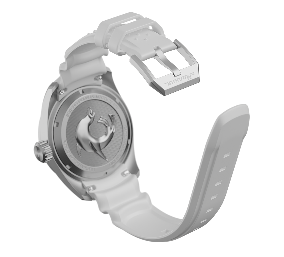 Baikal Silicone Strap White