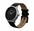 Genuine leather, black, quick change system, military style. (1)