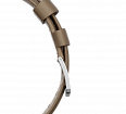 Light beige nubuck genuine leather strap, 24 mm, quick-change system, buckle clasp (1)