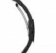 Black stainless steel bracelet with end link (1)