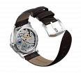 Embossed genuine leather, brown, buckle clasp (1)