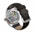 Dark brown nubuck genuine leather strap, 24 mm, quick-change system, buckle clasp (1)