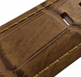 Embossed genuine leather, beige, buckle clasp (1)