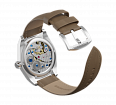 Light beige nubuck genuine leather strap, 24 mm, quick-change system, buckle clasp (1)