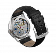 Embossed genuine leather, black, buckle clasp (1)