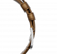 Embossed genuine leather, beige, buckle clasp (1)