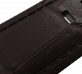 Embossed genuine leather, brown, buckle clasp (1)