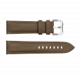 Light beige nubuck genuine leather strap, 24 mm, quick-change system, buckle clasp (1)