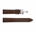 Genuine leather, steel coloured butterfly clasp (1)