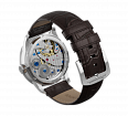 Embossed genuine leather, brown, buckle clasp (1)