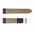 Brown embossed genuine leather strap, pin buckle, 20 mm (1)
