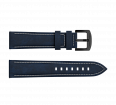 Blue nubuck genuine leather strap, quick-change system, military buckle (1)