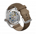 Light beige nubuck genuine leather strap, 24 mm, quick-change system, buckle clasp (1)