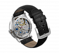 Embossed genuine leather, black, buckle clasp (1)