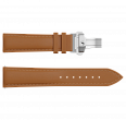 Genuine leather, steel coloured butterfly clasp (1)