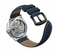 Blue nubuck genuine leather strap, quick-change system, military buckle (1)