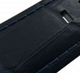 Embossed genuine leather, blue, buckle clasp (1)