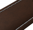 Brown nubuck genuine leather strap, quick-change system, military buckle (1)