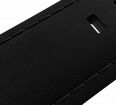 Black nubuck genuine leather strap with quick-change system, buckle clasp (1)