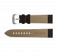 Dark brown nubuck genuine leather strap, quick-change system, military buckle (1)