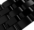 Stainless steel bracelet, IP black (1)