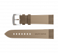 Light beige nubuck genuine leather strap, 24 mm, quick-change system, buckle clasp (1)