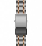 Pulsera de acero Debut con PVD chapado en oro, 20 mm