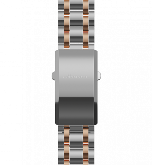 Pulsera de acero Debut con PVD chapado en oro, 20 mm