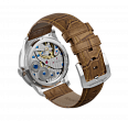 Embossed genuine leather, beige, buckle clasp (1)