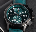 AChS-1 3520.D 44 mm quartz chronograph green matt (1)