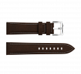 Brown nubuck genuine leather strap, quick-change system, military buckle (1)