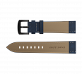 Blue nubuck genuine leather strap, quick-change system, military buckle (1)